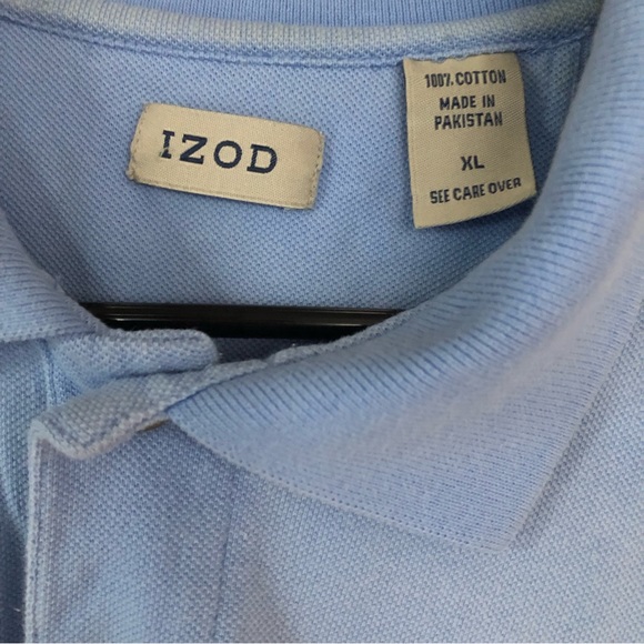 Powder blue IZOD polo shirt - Picture 2 of 3